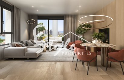 Apartamentos de obra nueva con vistas al mar en Calpe, Alicante, Costa Blanca, España. ON1561