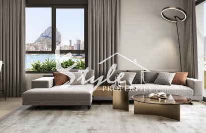 Apartamentos de obra nueva con vistas al mar en Calpe, Alicante, Costa Blanca, España. ON1561