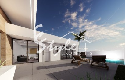 New semi-detached villas for sale in Torrepacheco, Costa Blanca, Spain. ON1572