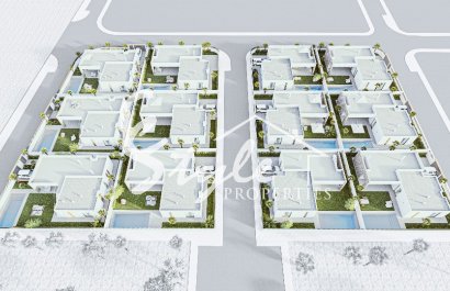 New build villas for sale close to the beach in Cartagena, Murcia.ON1592