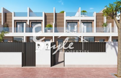 New build townhouse for sale in San Pedro del Pinatar, Murcia, Spain. ON1620