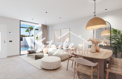 New build townhouse for sale in San Pedro del Pinatar, Murcia, Spain. ON1620