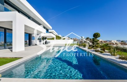 Продается новая роскошная вилла с видом на море в Финестрате, Коста Бланка, Испания. ОN1778