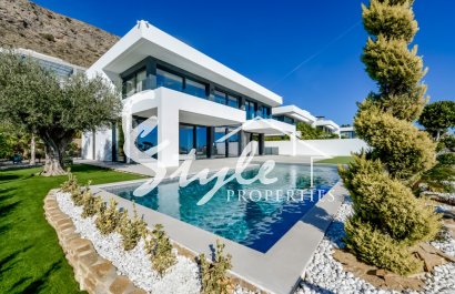 Продается новая роскошная вилла с видом на море в Финестрате, Коста Бланка, Испания. ОN1778