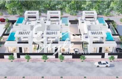 New build villas for sale in Los Alcázares, Murcia, Spain.ON1787