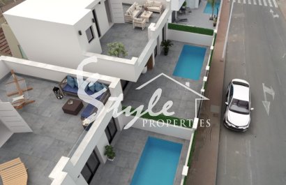 New build villas for sale in San Pedro del Pinatar, Murcia, Spain. ON1843