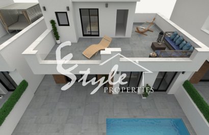 New build villas for sale in San Pedro del Pinatar, Murcia, Spain. ON1843