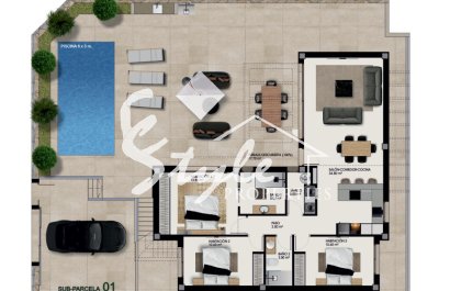 New villa for sale in Rojales, Costa Blanca, Spain. ON1850