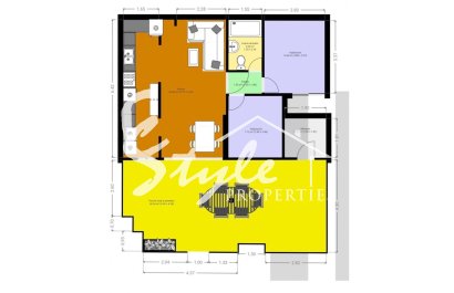 Вторичное жилье - Bungalow - Ориуэла Коста  - Кабо Роиг