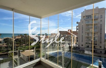 Beachfront apartment in  Aqua Nature, La Mata, Torrevieja with direct sea views, Costa Blanca, Spain. ID 2756