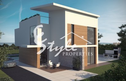 Новое строительство в Деэса де Кампоамор. Комплекс независимых вилл с частным бассейном недалеко от моря в Ориуэла Коста.