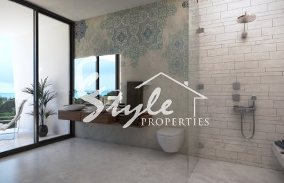 Новое строительство в Деэса де Кампоамор. Комплекс независимых вилл с частным бассейном недалеко от моря в Ориуэла Коста.