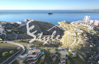 Купить новую роскошную виллу с бассейном, недалеко от моря в Бенидорме, рядом с пляжем на Коста Бланке. ID ON1144_45