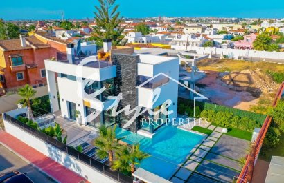 For Sale New Built Villa of Modern design with high technologies in Torreta Florida, Torrevieja. IDON280
