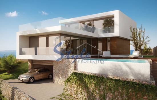 Villa lujo con piscina privada en Campoamor