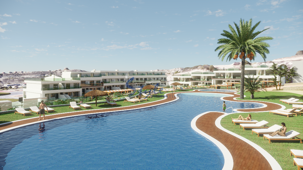 Apartamentos de obra nueva con vistas al mar en Benidorm, Alicante, Costa Blanca , Spain