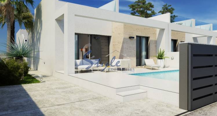 New build bungalow with private pool in Alicante, Costa Blanca, Spain