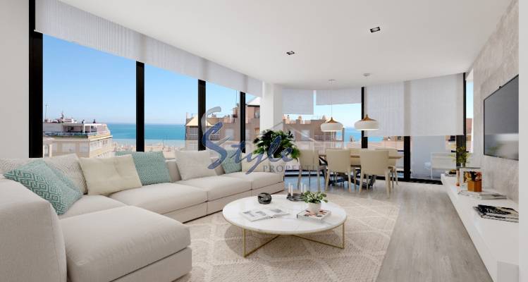 Two bedroom apartments in a new built project walking distance to the sea in Guardamar del Segura, Costa Blanca, Spain