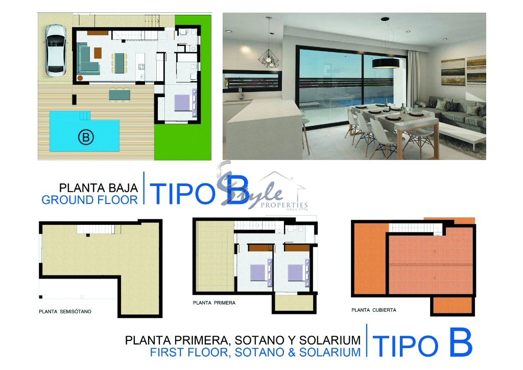 Comprar nueva casa adosada en Villamartín al lado del golf. ID ON1140_44 
