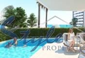 For sale new build villa first line to the sea in Alicante, Costa Blanca, Spain