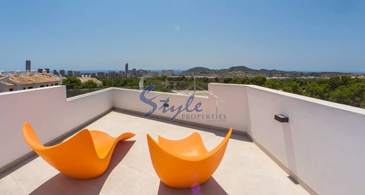 Villa de Obra nueva en venta en Finestrat, Alicante, Costa Blanca, Spain.ON1040
