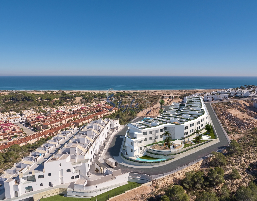 En venta apartamento nuevo planta baja con jardín en Santa Pola, Alicante, Costa Blanca, ON 709