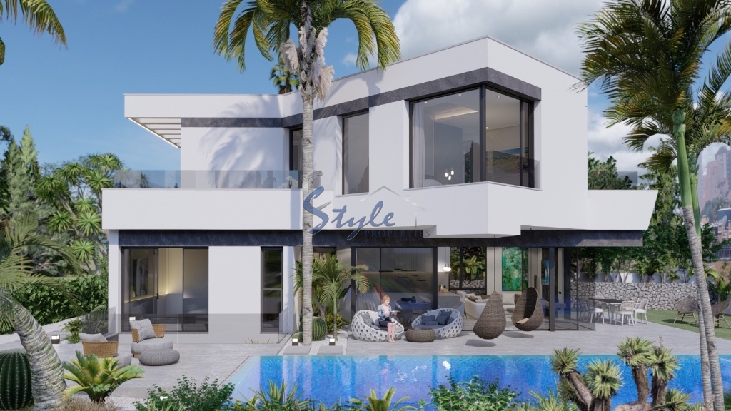 new build villa for sale close to the beach Benidorm, Costa Blanca ON995