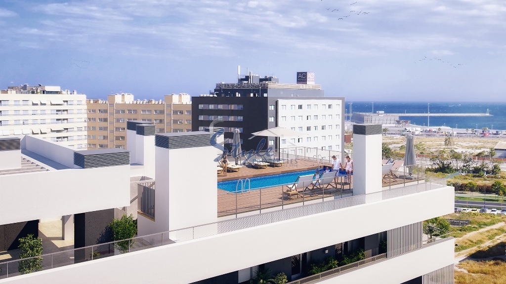 Apartamentos de 2 y 3 dormitorios en venta en un nuevo proyecto en el centro de Alicante, Costa Blanca, España