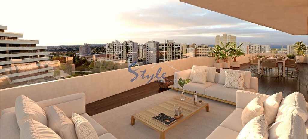 Apartments in a new development near the sea in San Juan de Alacant, Alicante, Costa Blanca, Spain