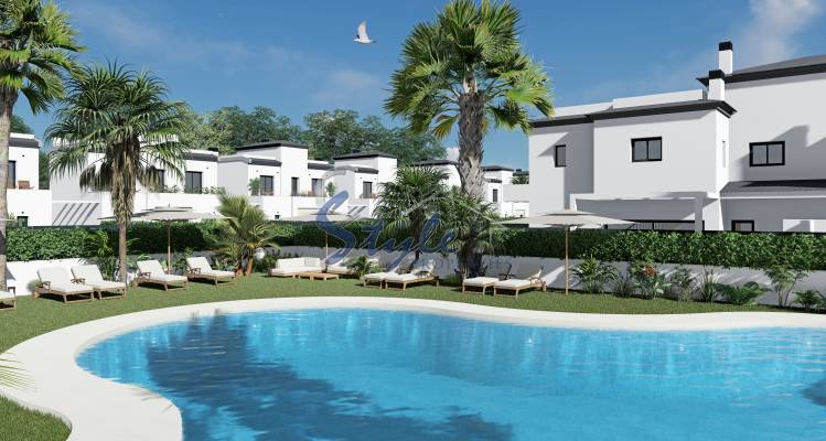 Town houses with 3 and 2 bedrooms for sale in Santa Pola, Gran Alacant, Alicante, Spain ON567