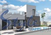Chalet de nueva construcción con piscina privada en una gran parcela en Aguas Nuevas, Torrevieja, Costa Blanca Sur, España