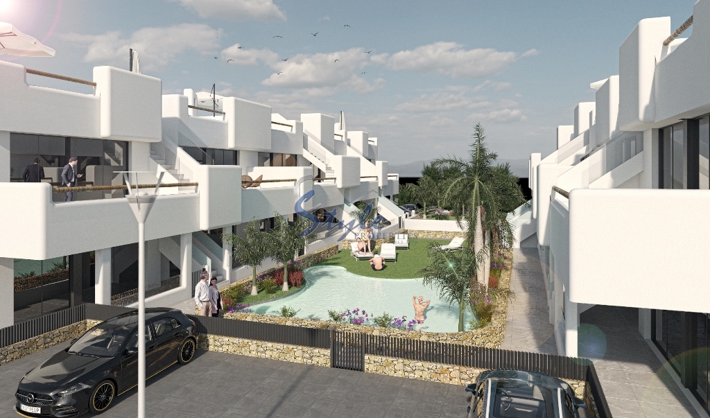 For sale beach side new ground floor apartments in Costa Blanca, Santiago de la Rebeira, Spain ON1048
