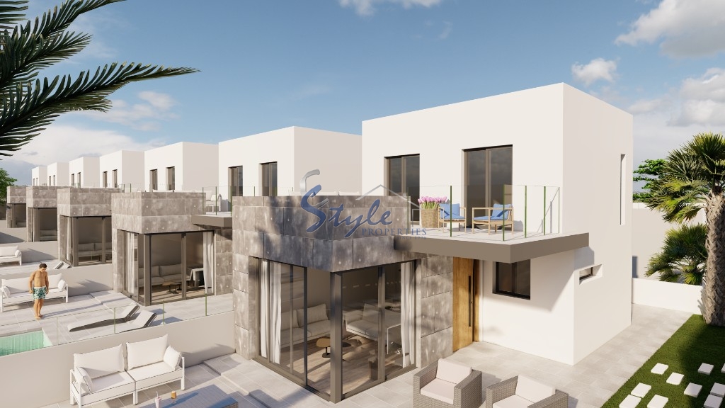 For sale new spacious villas with private pool Los Altos