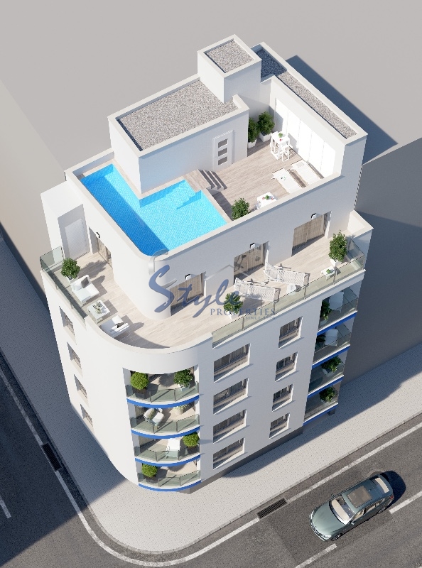 For sale new brand apartment in Torrevieja, Alicante, Costa Blanca, Spain.ON1016
