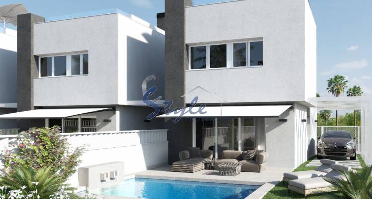 Buy Newly built Villas in Costa Blanca South close to the beach in Pilar de la Horadada. ID ON1373