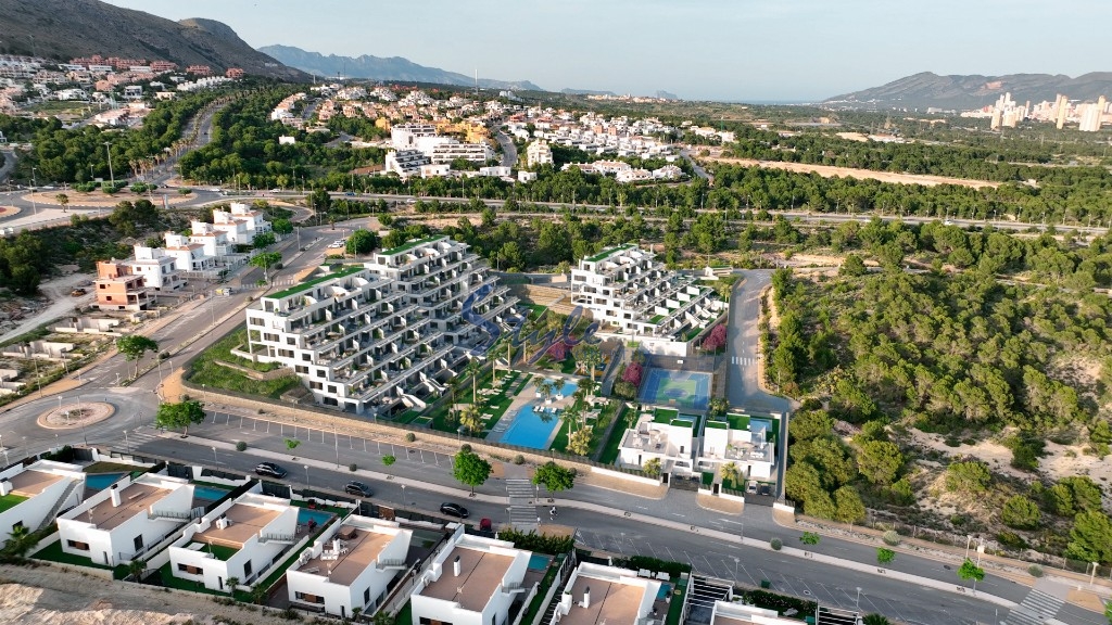 Apartments for sale in the new complex in Finestrat, Costa Blanca, Spain. ON1420_A