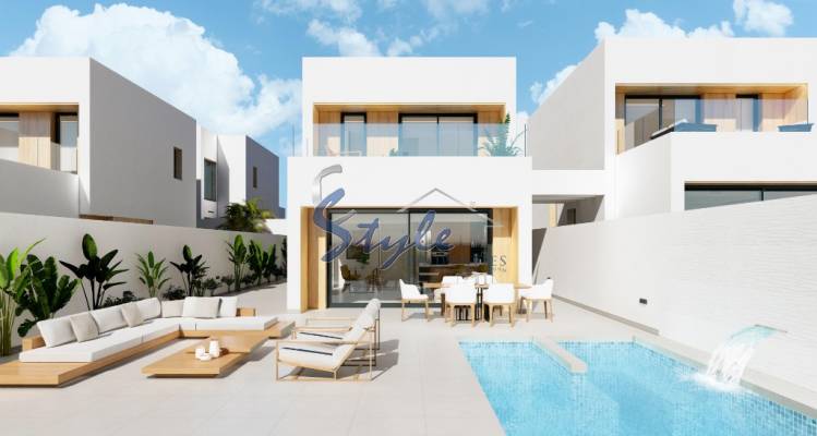 New villas for sale close to the beach in Aguilas, Costa Calida, Spain. ON1421