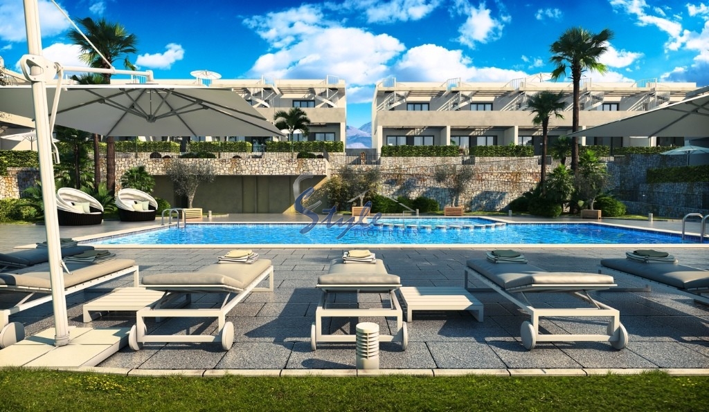 New build townhouses for sale near Elche, Costa Blanca, Spain. ON770