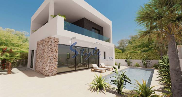 New build villas for sale in Santiago de Ribeira, Murcia, Spain.ON1469