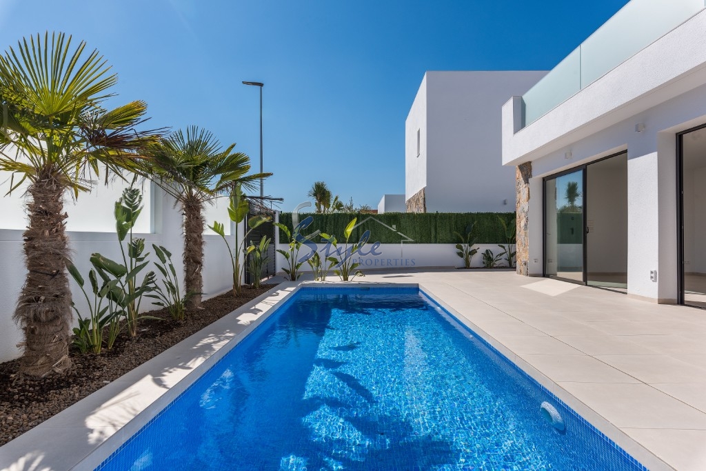 New build villas for sale in Santiago de Ribeira, Murcia, Spain.ON1469