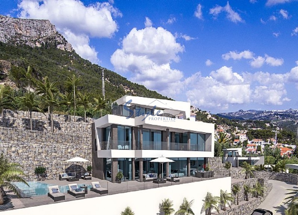 New build luxury villa for sale in Calpe, Costa Blanca, Spain. ON1501