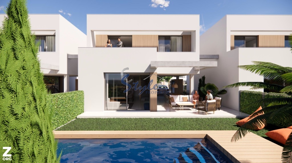 New build villas for sale in Los Alcázares, Murcia, Spain.ON1505
