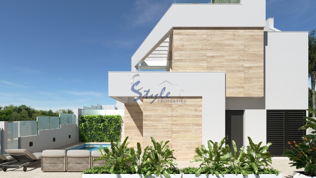 New build villas for sale in Blue Lagoon, Costa Blanca, Spain.ON1506