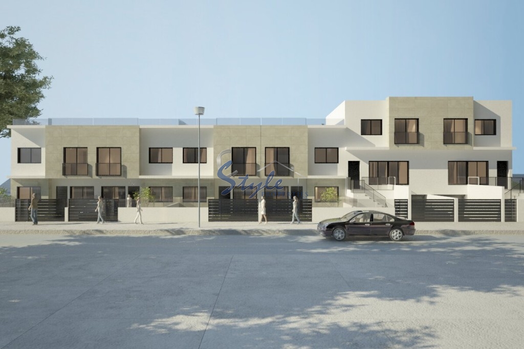 New build townhouses in Pilar de La Horadada, Costa Blanca, Spain. ON1515
