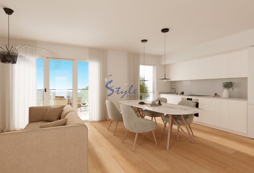 New build townhouses in Finestrat, Costa Blanca, Spain. ON1513_A