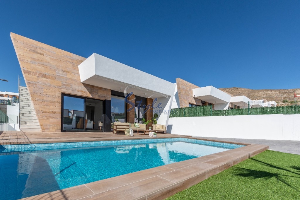 New build villas with the pool for sale in Benidorm, Costa Blanca, Spain.ON529