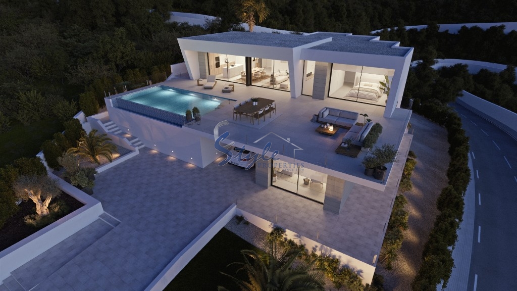 New luxury villa for sale in Cumbre del Sol, Costa Blanca, Spain. ON1539