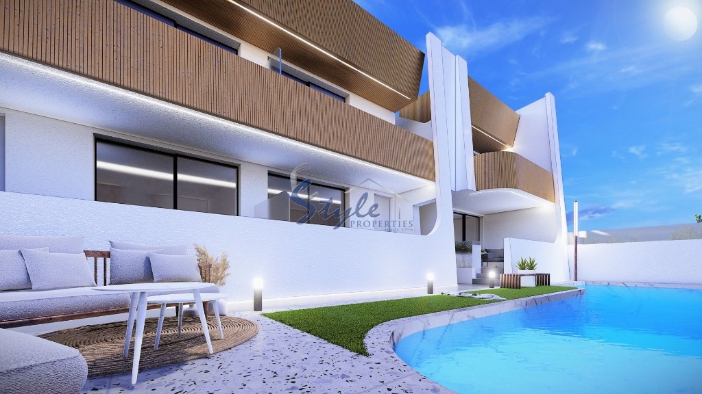 New build apartments close to the beach in San Pedro del Pinatar, Costa Balnca, Spain. ON1549