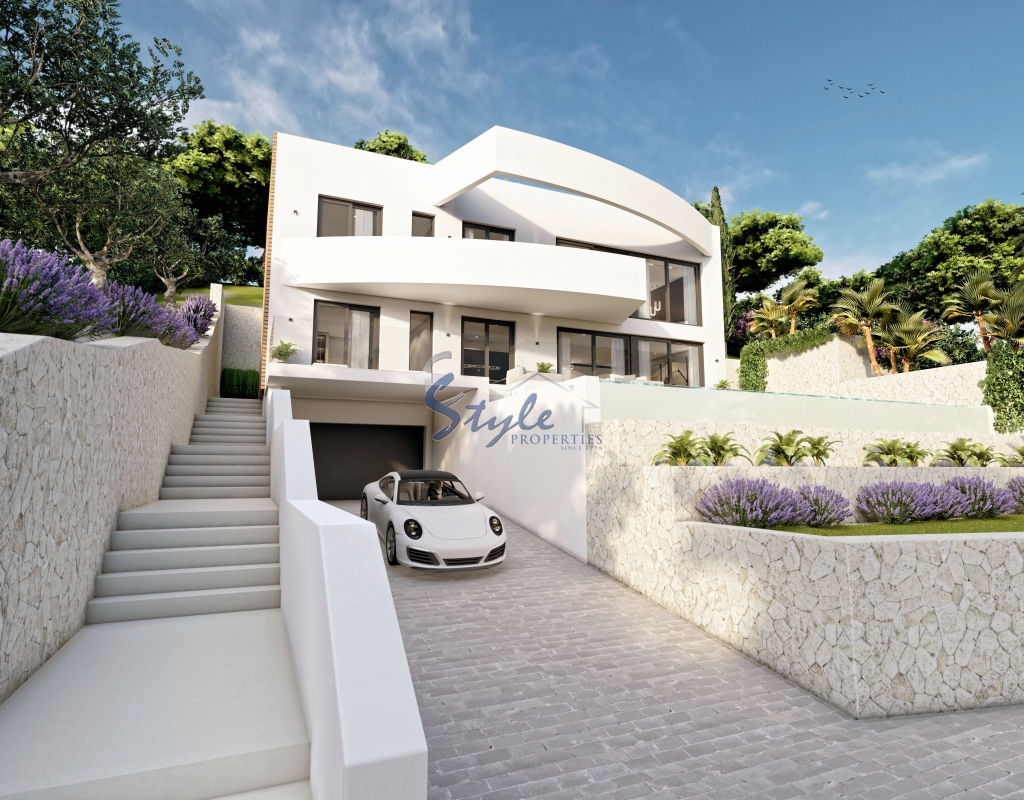 New build villa for sale in Altea, Costa Blanca, Spain. ON1565