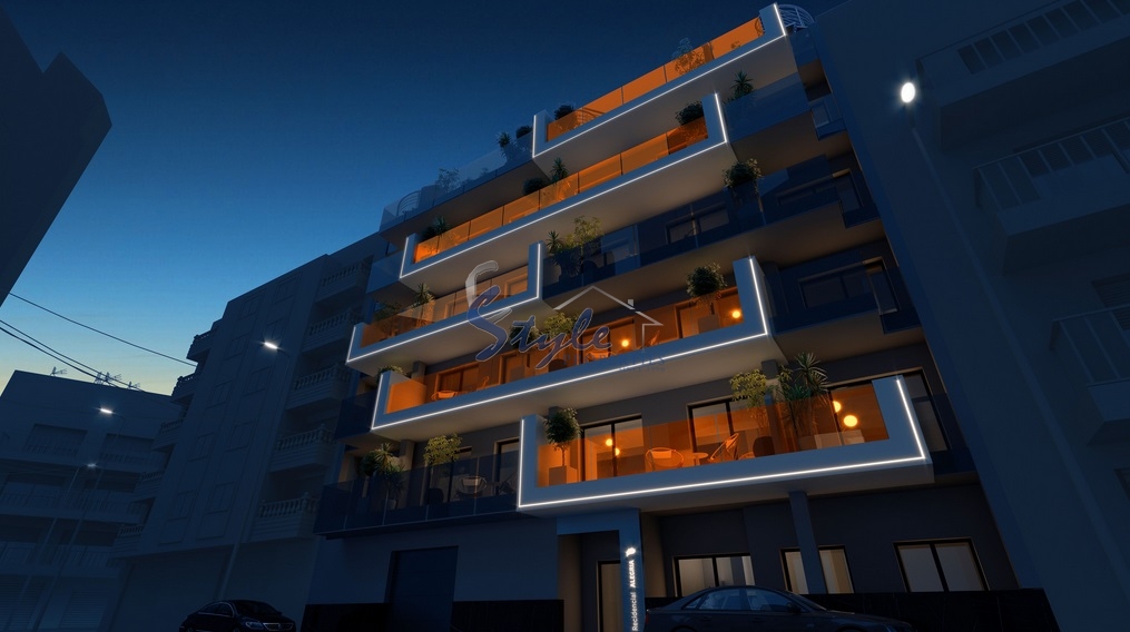 New apartments near the beach in Torrevieja, Costa Blanca, Spain.ON1576
